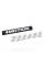 Emblem sticker 4MOTION VW Volkswagen on the trunk black (badge, sticker, logo)