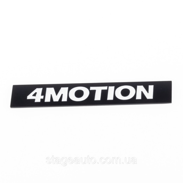 Emblem sticker 4MOTION VW Volkswagen on the trunk black (badge, sticker, logo)