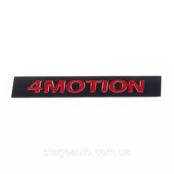Emblem sticker 4MOTION VW Volkswagen on the trunk black (badge, sticker, logo)