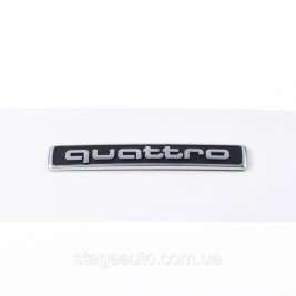 Trunk nameplate, trunk inscription Audi, Audi Quattro, Quattro, A3, A4, A5, A6, A7, A8, Q3, Q5, Q7,