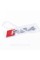 RS4 Audi emblem sticker for trunk - Chrome 142x36 mm RS4 inscription chromed