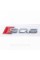 Emblem sticker SQ5 Audi Audi on the trunk - Chrome 142x36 mm inscription SQ5 chromed