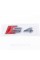 Emblem sticker S4 Audi Audi on the trunk - Chrome 100x36 mm inscription S4 chromed