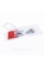 Emblem sticker S4 Audi Audi on the trunk - Chrome 100x36 mm inscription S4 chromed