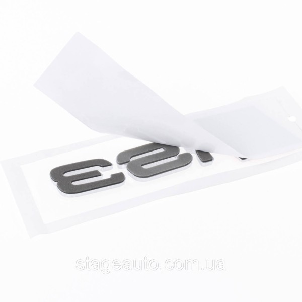 RS3 Audi emblem sticker for trunk - Chrome 142x36 mm RS3 inscription chromed