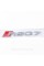 RSQ7 Audi emblem sticker for trunk - Chrome 184x36 mm RSQ7 chromed inscription
