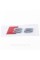 Emblem sticker S6 Audi Audi on the trunk - Chrome 100x36 mm inscription S6 chromed