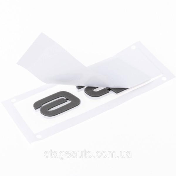 Emblem sticker S6 Audi Audi on the trunk - Chrome 100x36 mm inscription S6 chromed