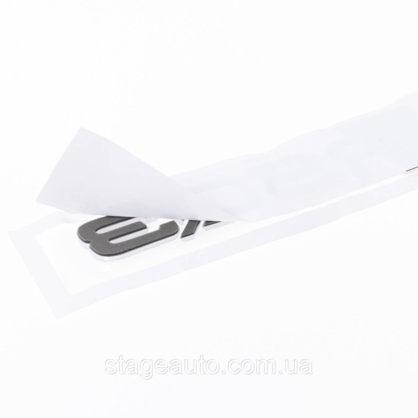 RSQ3 Audi emblem sticker for trunk - Chrome 184x36 mm RSQ3 chromed inscription