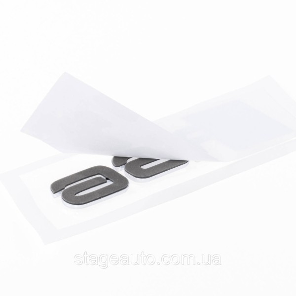 RS6 Audi emblem sticker for trunk - Chrome 142x36 mm RS6 inscription chromed