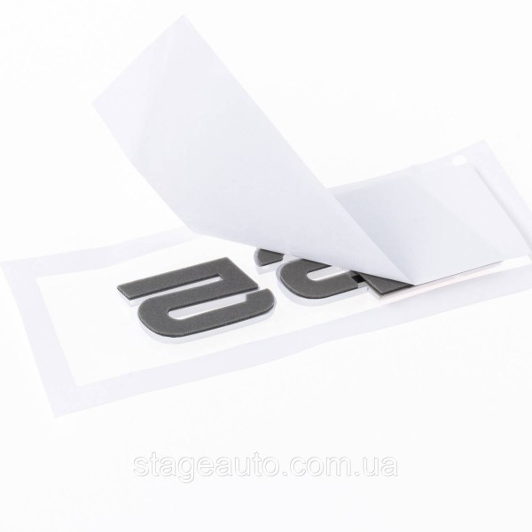 Emblem sticker S5 Audi Audi on the trunk - Chrome 100x36 mm inscription S5 chromed