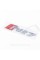 RS7 Audi emblem sticker for trunk - Chrome 142x36 mm RS7 chrome inscription