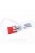 Emblem sticker S3 Audi Audi on the trunk - Chrome 100x36 mm inscription S3 chromed
