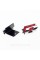 Emblem nameplate R line in the radiator grille VW Volkswagen Volkswagen badge R line chrome red
