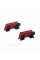 Emblem nameplate, inscription badge on the wing, trunk VW Volkswagen Volkswagen R line R line Red