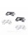 Emblem nameplate on wings, inscription badge Volkswagen Volkswagen R line R line Black pair