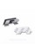 Emblem nameplate on wings, inscription badge Volkswagen Volkswagen R line R line Black pair