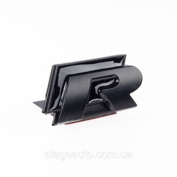 Emblem nameplate R line in the radiator grille VW Volkswagen Volkswagen badge R line black matt