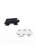 Emblem nameplate, inscription on the wing, trunk VW Volkswagen Volkswagen R line R line Black