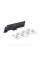 Emblem nameplate on wings, inscription badge Volkswagen Volkswagen R line R line Black matt