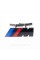 Metal emblem on the radiator grille M Power BMW Black 8.3 x 3.2 cm