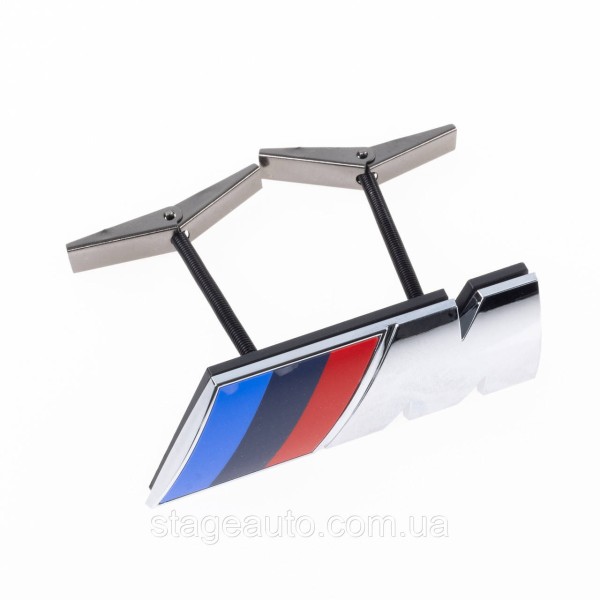 Metal emblem on the radiator grille M Power BMW BMW Chrome 8.3 x 3.2 cm