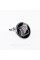 Emblem in the hood Mercedes Benz BRABUS, badge on the hood Mercedes BRABUS 45 mm Black W205, W213, C238