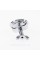 Emblem in the hood Mercedes Benz, badge on the hood Mercedes 45 mm Black W205, W213, C238