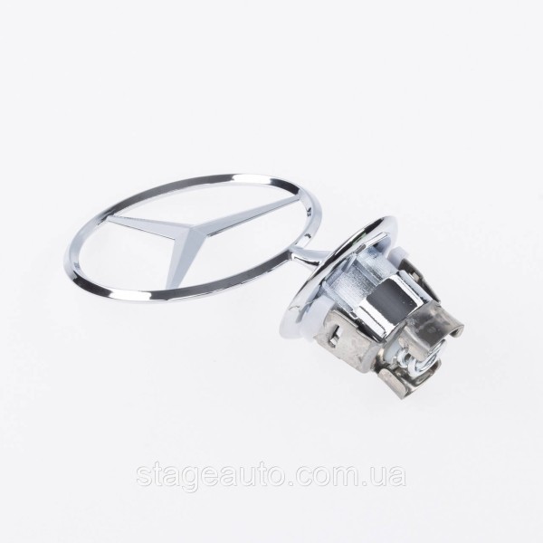 Emblem sight Mercedes badge in the hood Mercedes A2108800186 chrome
