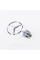 Emblem sight Mercedes badge in the hood Mercedes A2108800186 Chrome, Black rim