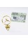 Emblem sight Mercedes badge in the hood Mercedes A2108800186 gold