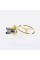 Emblem sight Mercedes badge in the hood Mercedes A2108800186 gold
