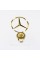 Emblem sight Mercedes badge in the hood Mercedes A2108800186 gold
