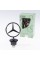 Emblem sight Mercedes badge in the hood Mercedes A2108800186 black glossy
