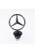 Emblem sight Mercedes badge in the hood Mercedes A2108800186 black glossy