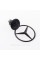 Emblem sight Mercedes badge in the hood Mercedes A2108800186 black matte