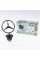 Emblem sight Mercedes badge in the hood Mercedes A2108800186 black glossy
