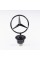 Emblem sight Mercedes badge in the hood Mercedes A2108800186 black glossy