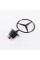 Emblem sight Mercedes badge in the hood Mercedes A2108800186 black glossy