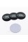 Stickers for caps plugs in Land Rover disks Land Rover 56 mm Black 4 pcs