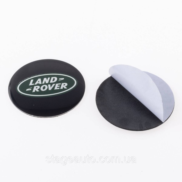Stickers for caps plugs in Land Rover disks Land Rover 56 mm Black 4 pcs