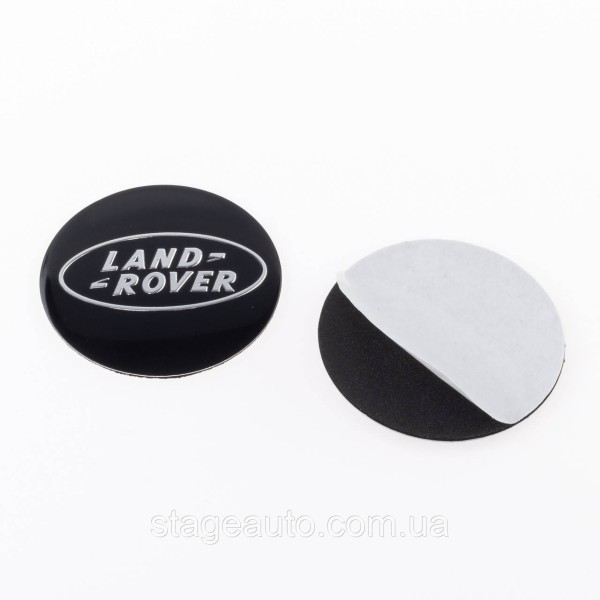 Stickers for caps plugs in Land Rover disks Land Rover 56 mm Black 4 pcs