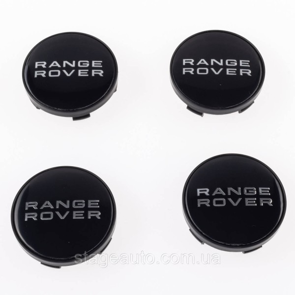 Caps plugs for alloy wheels Range Rover Range Rover 60 mm Black
