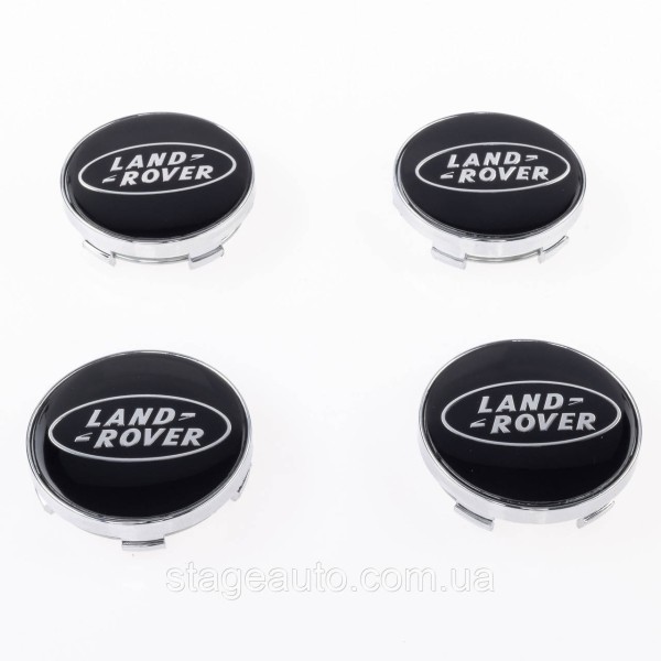 Caps plugs for alloy wheels Land Rover Land Rover 60 mm Black