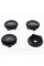 Caps plugs for alloy wheels Land Rover Land Rover 60 mm Black