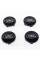 Caps plugs for alloy wheels Land Rover Land Rover 60 mm Black