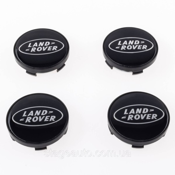 Caps plugs for alloy wheels Land Rover Land Rover 60 mm Black