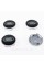 Caps plugs for alloy wheels Land Rover Land Rover 60 mm Black