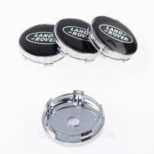 Caps plugs for alloy wheels Land Rover Land Rover 60 mm Black