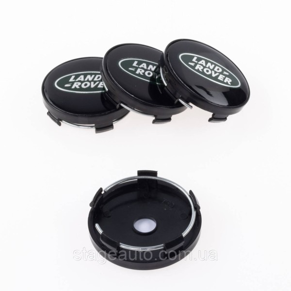 Caps plugs for alloy wheels Land Rover Land Rover 60 mm Black